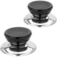 Chytaii – Asa de repuesto para tapa de olla – Accesorio de acero inoxidable para olla - Juego de 2 unidades